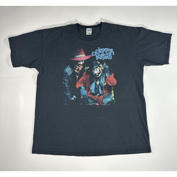 Vintage 2000 Insane Clown Posse Big Money Hustla T-Shirt ICP Black Size 3XL RARE